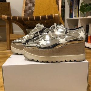 Stella McCartney Elyse Star Platform Oxford